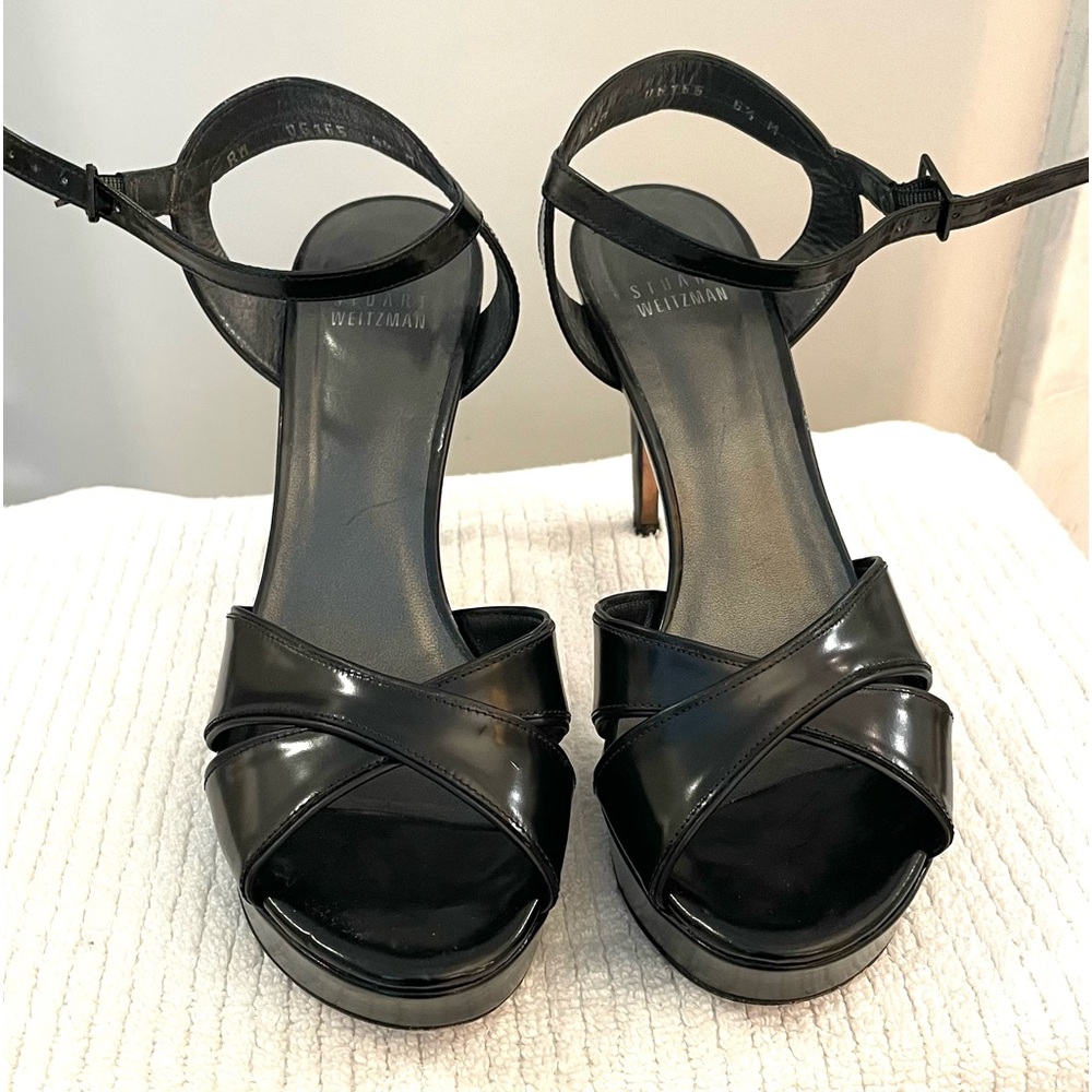Stuart Weitzman Platform Heels, Size 6.5, Black